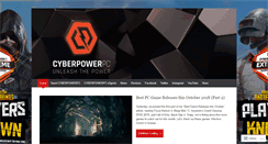 Desktop Screenshot of blog.cyberpowerpc.com