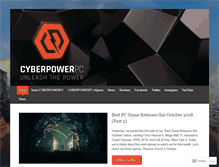 Tablet Screenshot of blog.cyberpowerpc.com